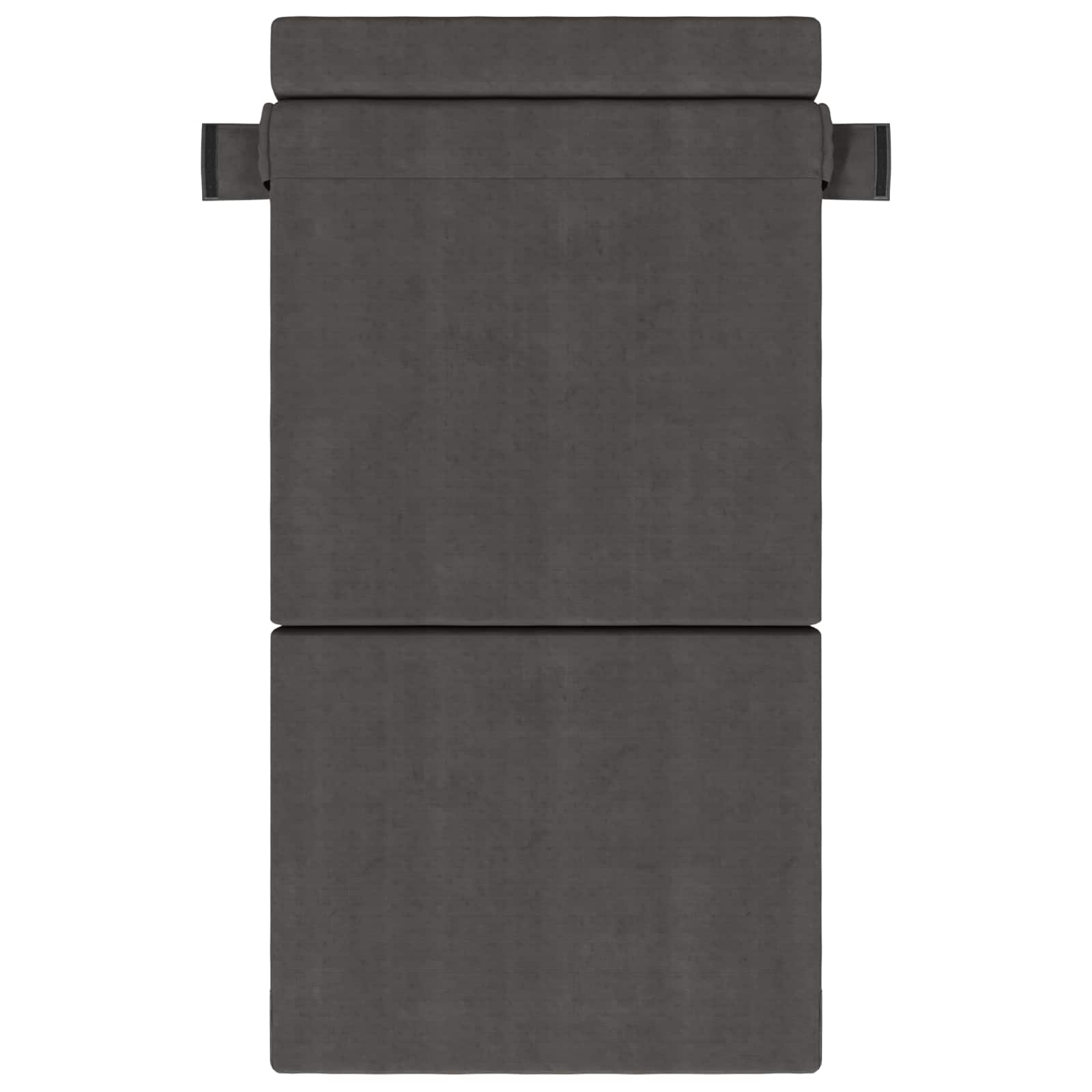 Canapé-lit pliant Gris foncé 190 x 100 x 15 cm - XIOS