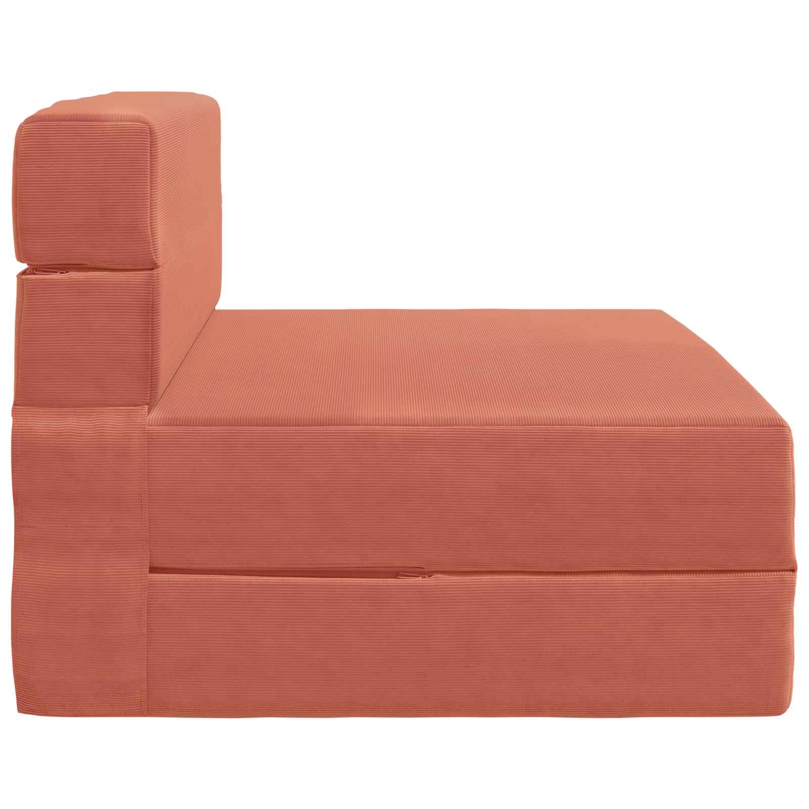 Canapé-lit pliant Rouge orange 190 x 100 x 15 cm - XIOS