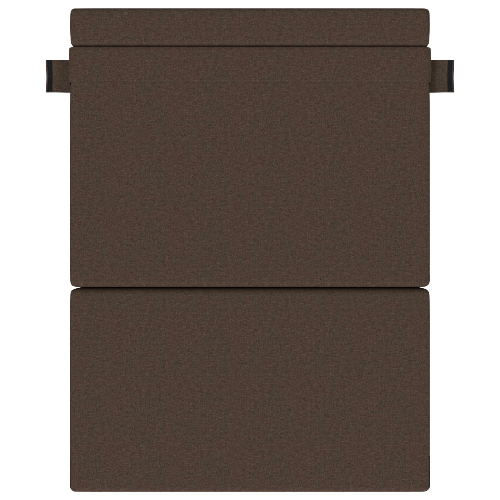 Canapé-lit pliant Taupe 203 x 152 x 15 cm tissu - XIOS