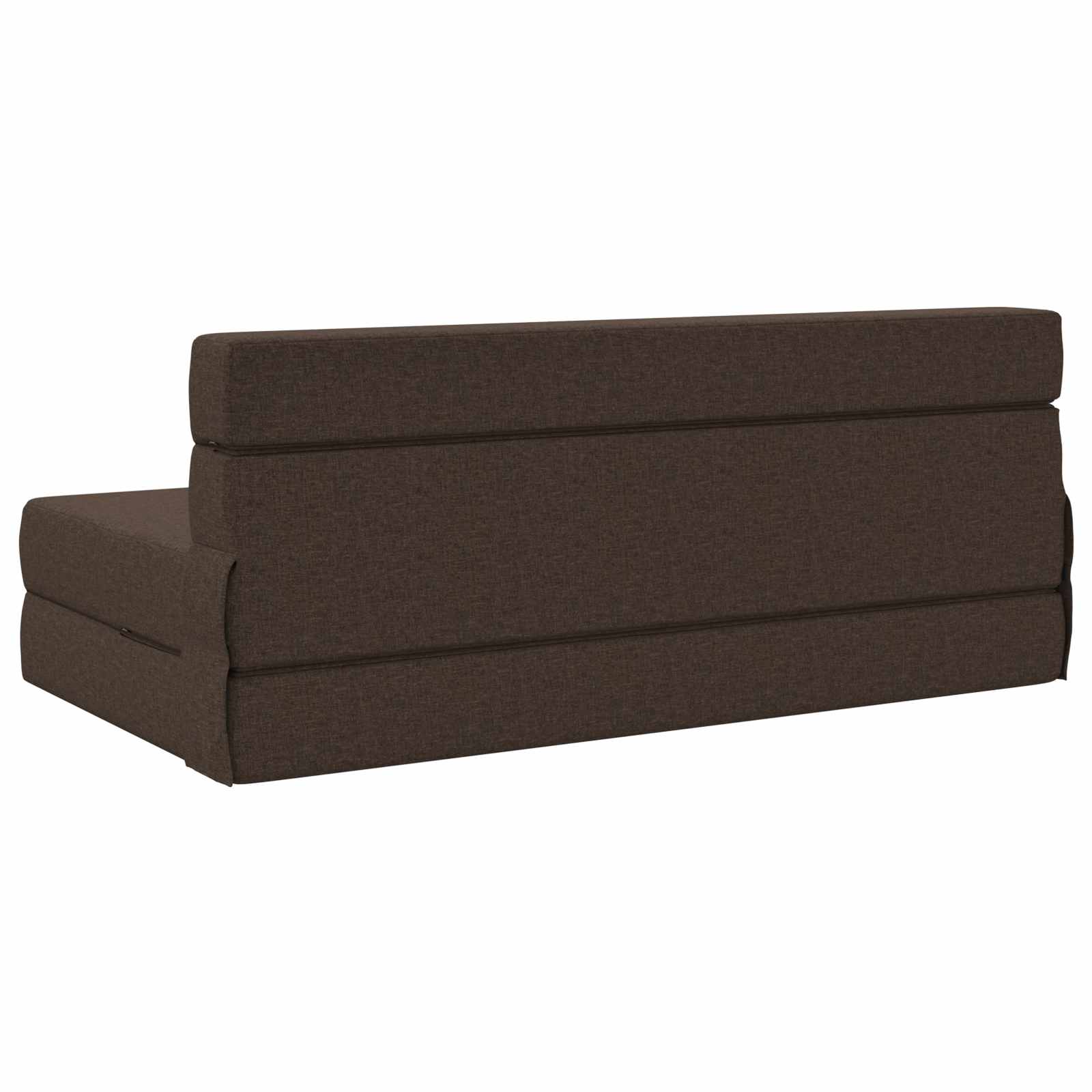 Canapé-lit pliant Taupe 203 x 152 x 15 cm tissu - XIOS