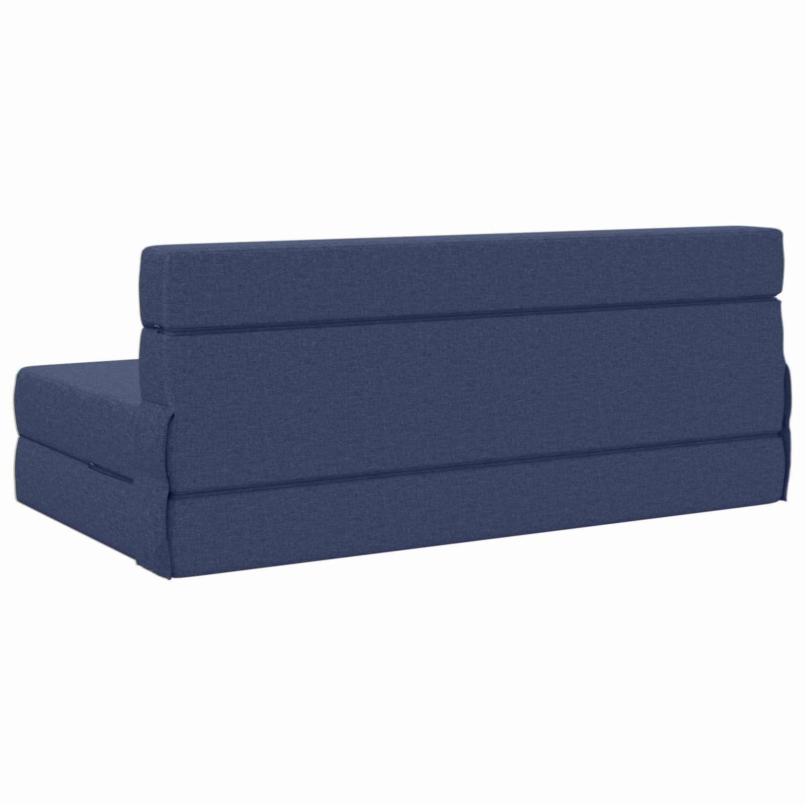 Canapé-lit pliant Bleu 203 x 152 x 15 cm tissu - XIOS