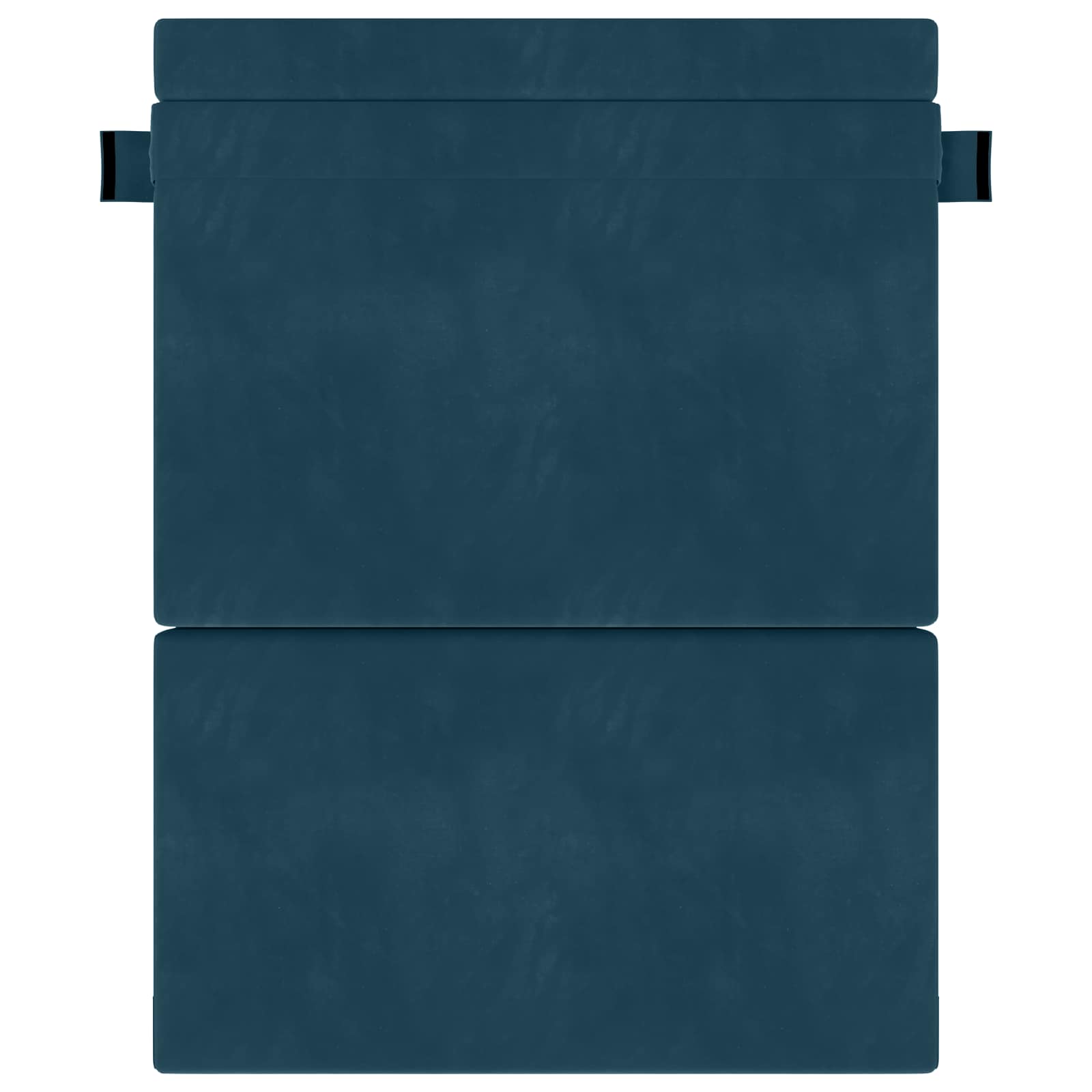 Canapé-lit pliant Bleu 203 x 152 x 15 cm Velours - XIOS