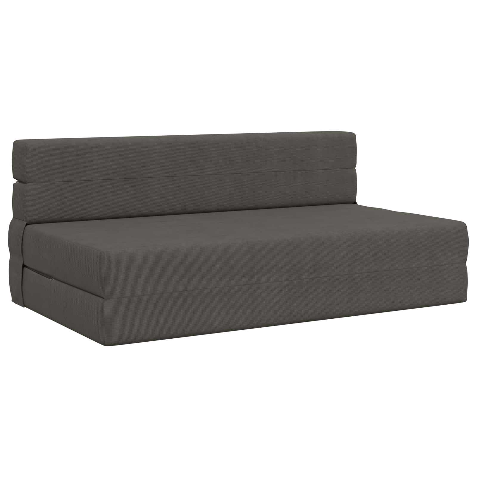 Canapé-lit pliable Gris foncé 152 x 86,5 x 60 cm Tissu