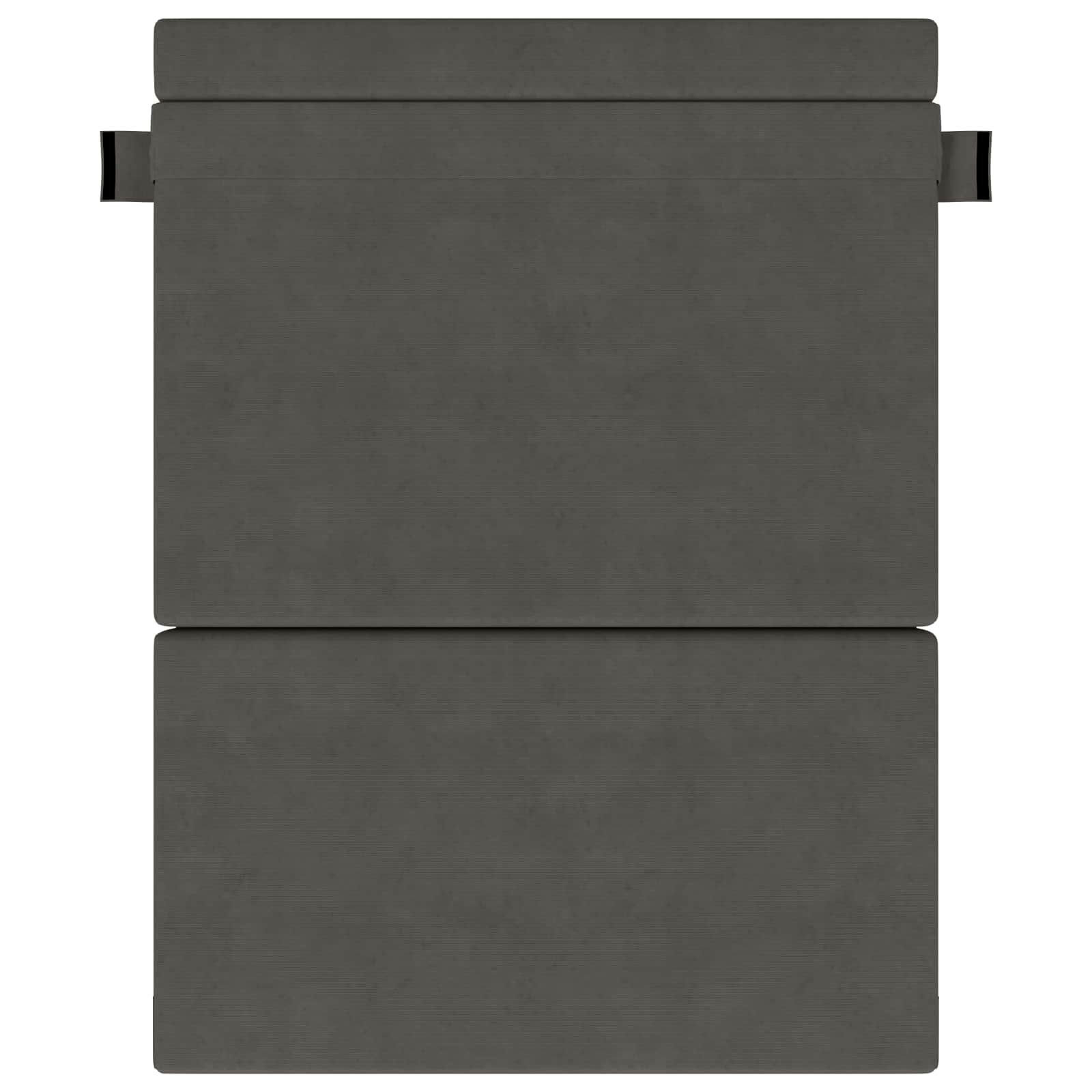 Canapé-lit pliable Gris foncé 152 x 86,5 x 60 cm Tissu