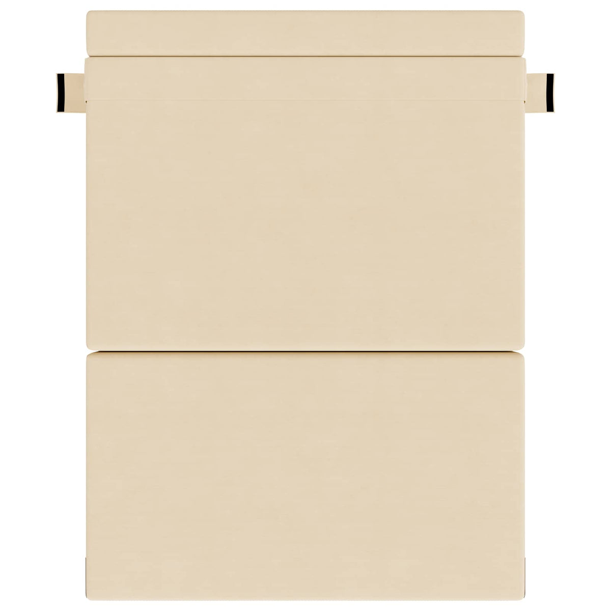 Canapé-lit pliable Crème 152 x 86,5 x 60 cm Tissu