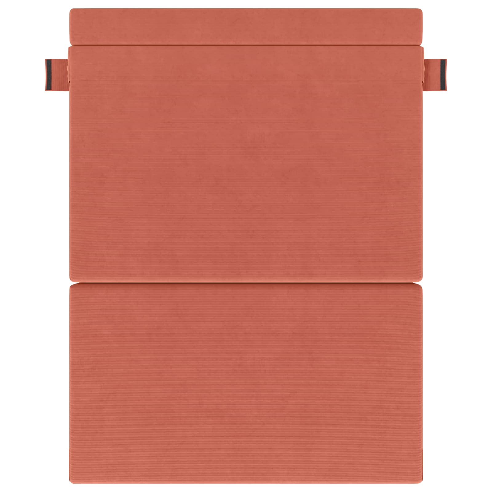Canapé-lit pliable Rouge orange 152 x 86,5 x 60 cm Tissu