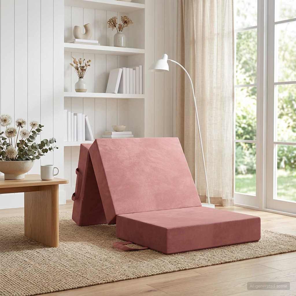 Canapé-lit pliable 75 x 63 x 45 cm Rose - XIOS