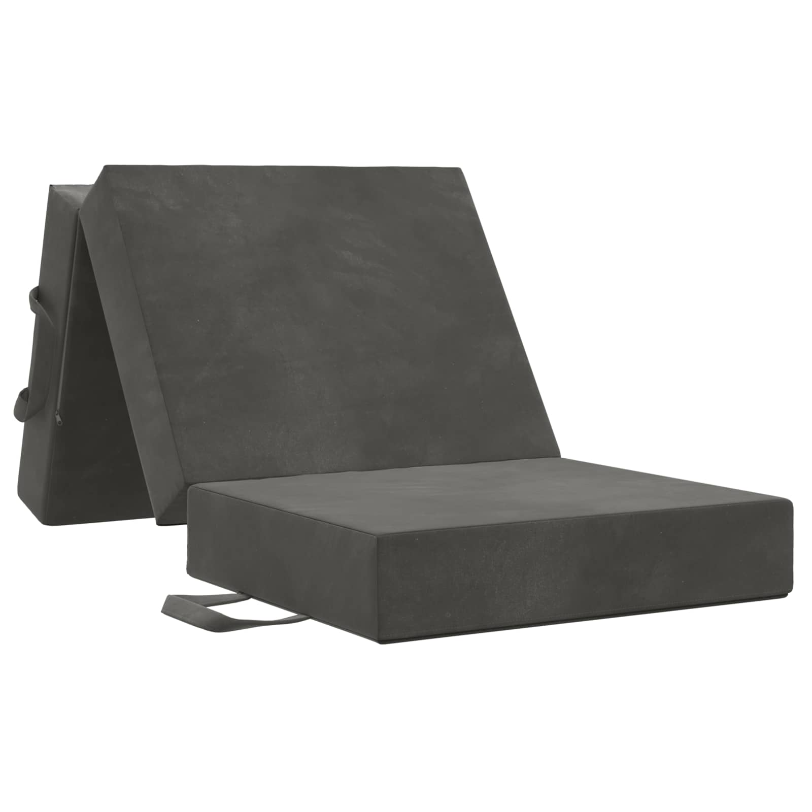Canapé-lit pliable 90 x 63 x 45 cm Gris foncé - XIOS