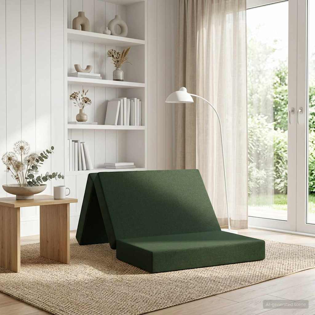 Canapé-lit pliable 80 x 67 x 45 cm Vert foncé - XIOS