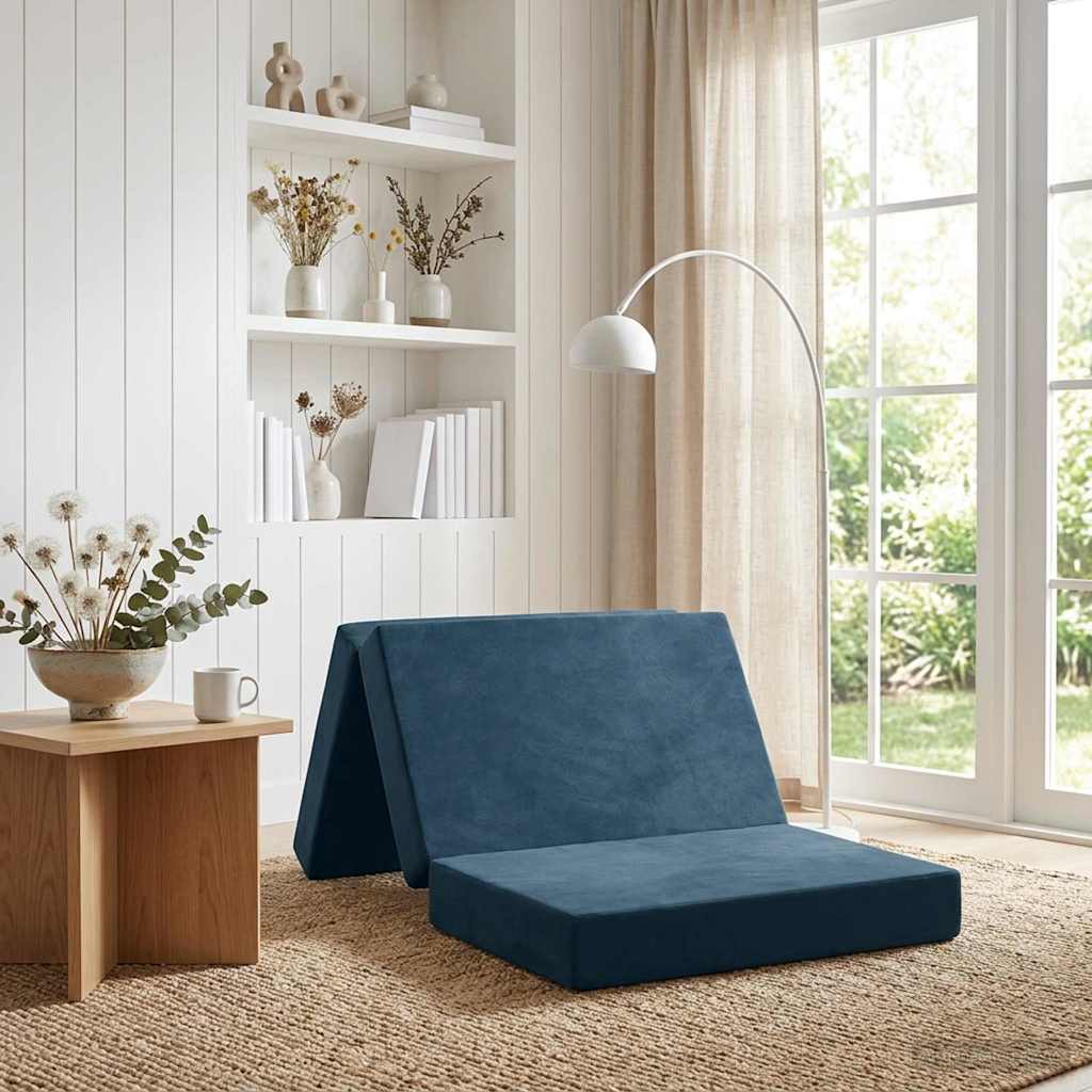 Canapé-lit pliable 80 x 67 x 45 cm Bleu - XIOS