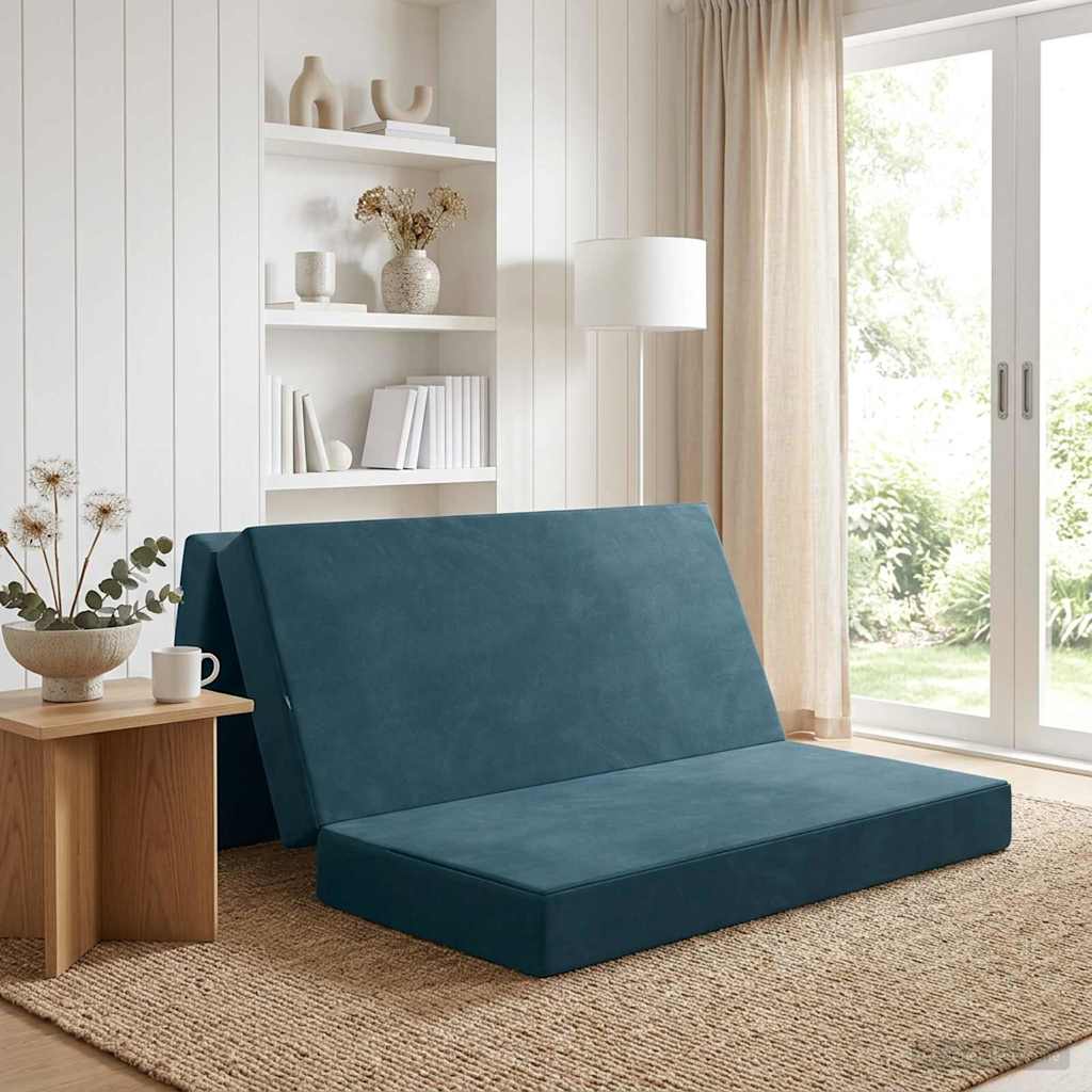 Canapé-lit pliable 120 x 67 x 45 cm Bleu - XIOS