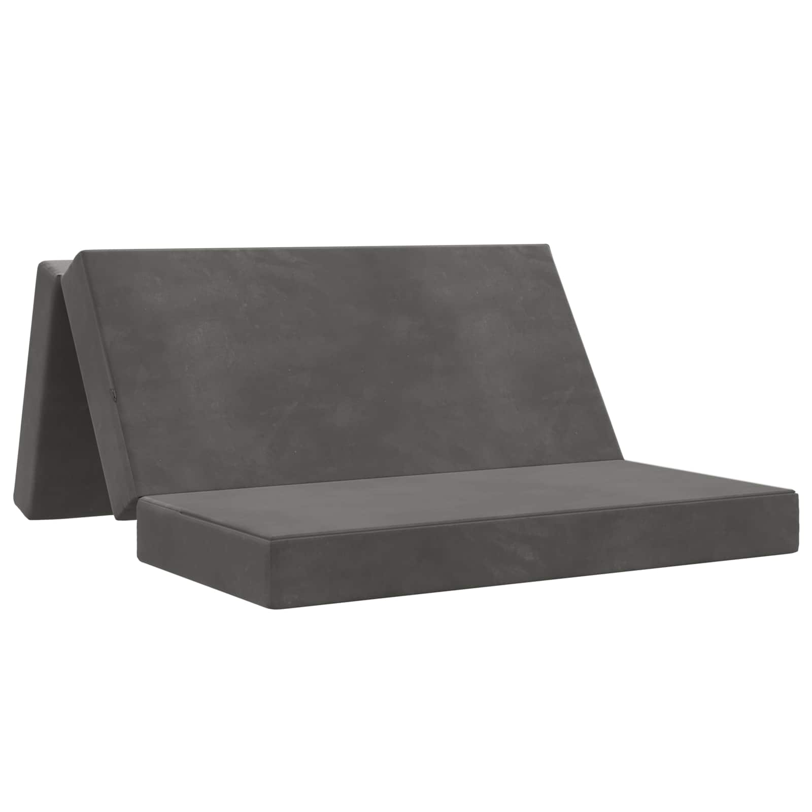 Canapé-lit pliable 120 x 67 x 45 cm Gris foncé - XIOS