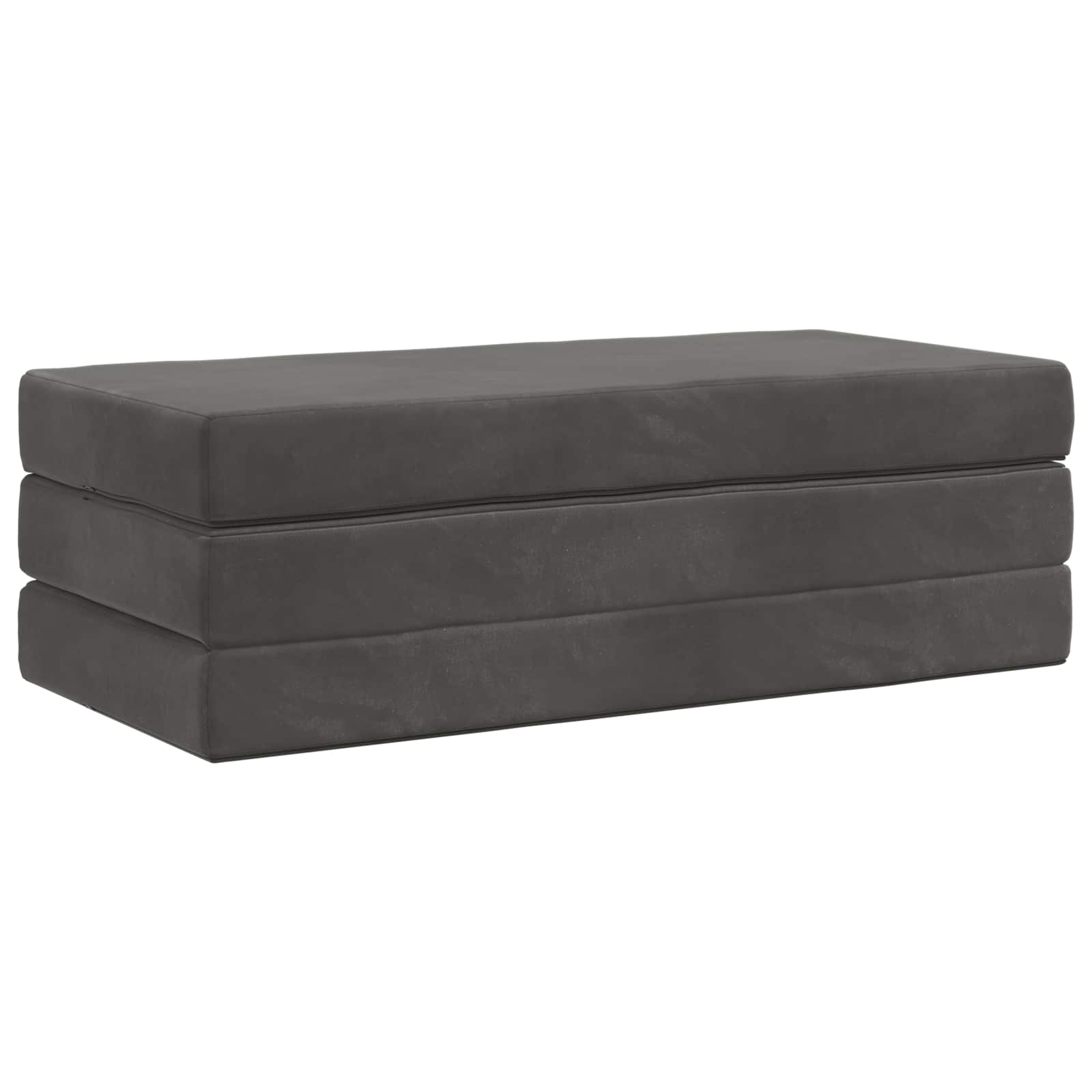 Canapé-lit pliable 120 x 67 x 45 cm Gris foncé - XIOS