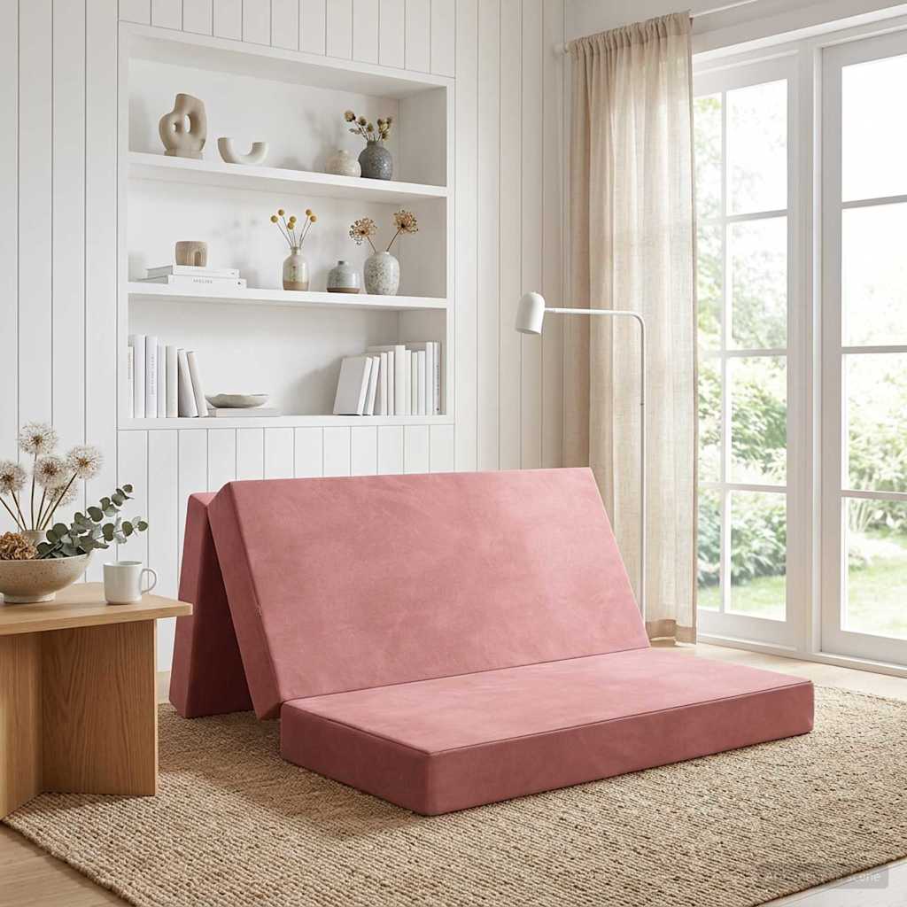 Canapé-lit pliable 140 x 67 x 45 cm Rose - XIOS