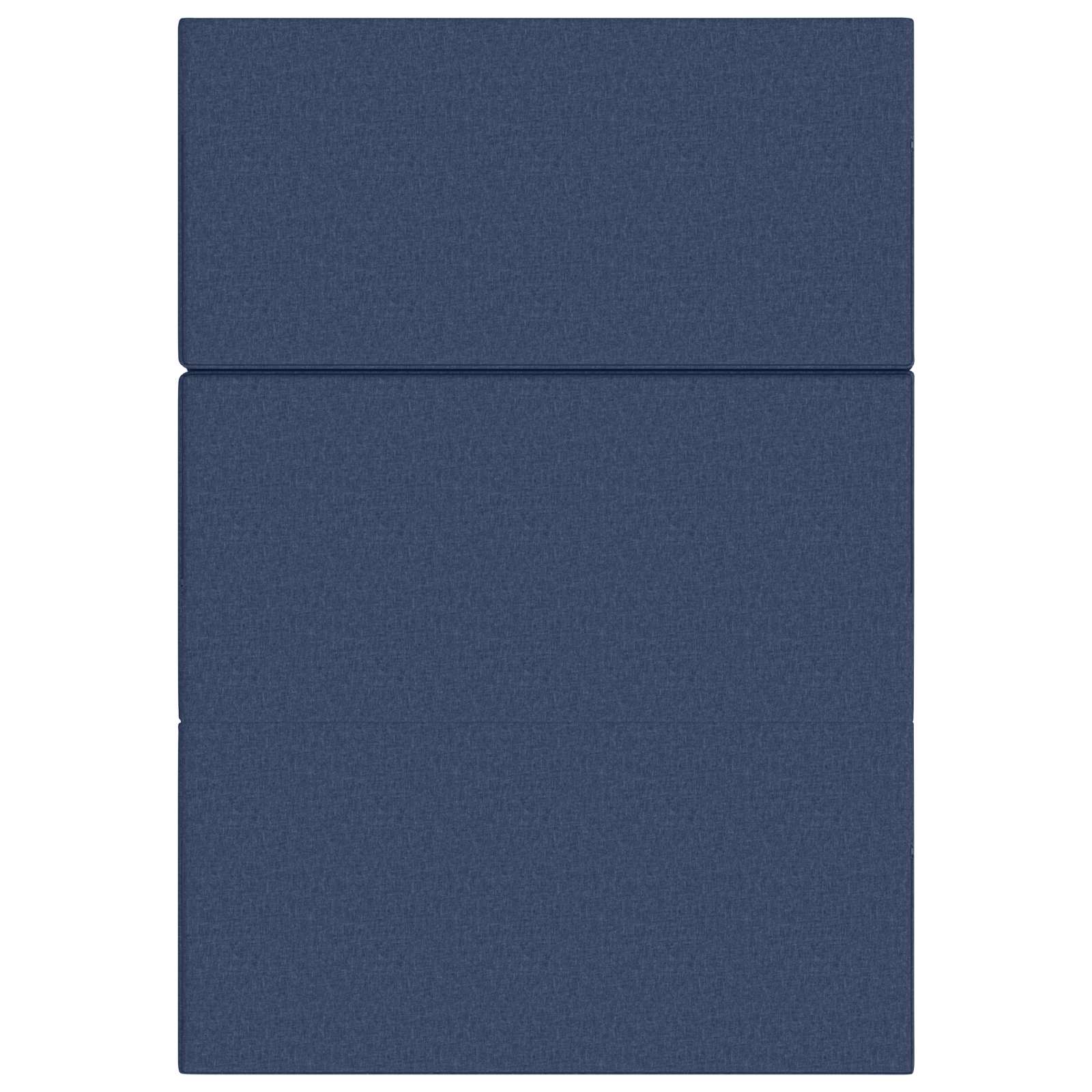 Canapé-lit pliable 140 x 67 x 45 cm Bleu