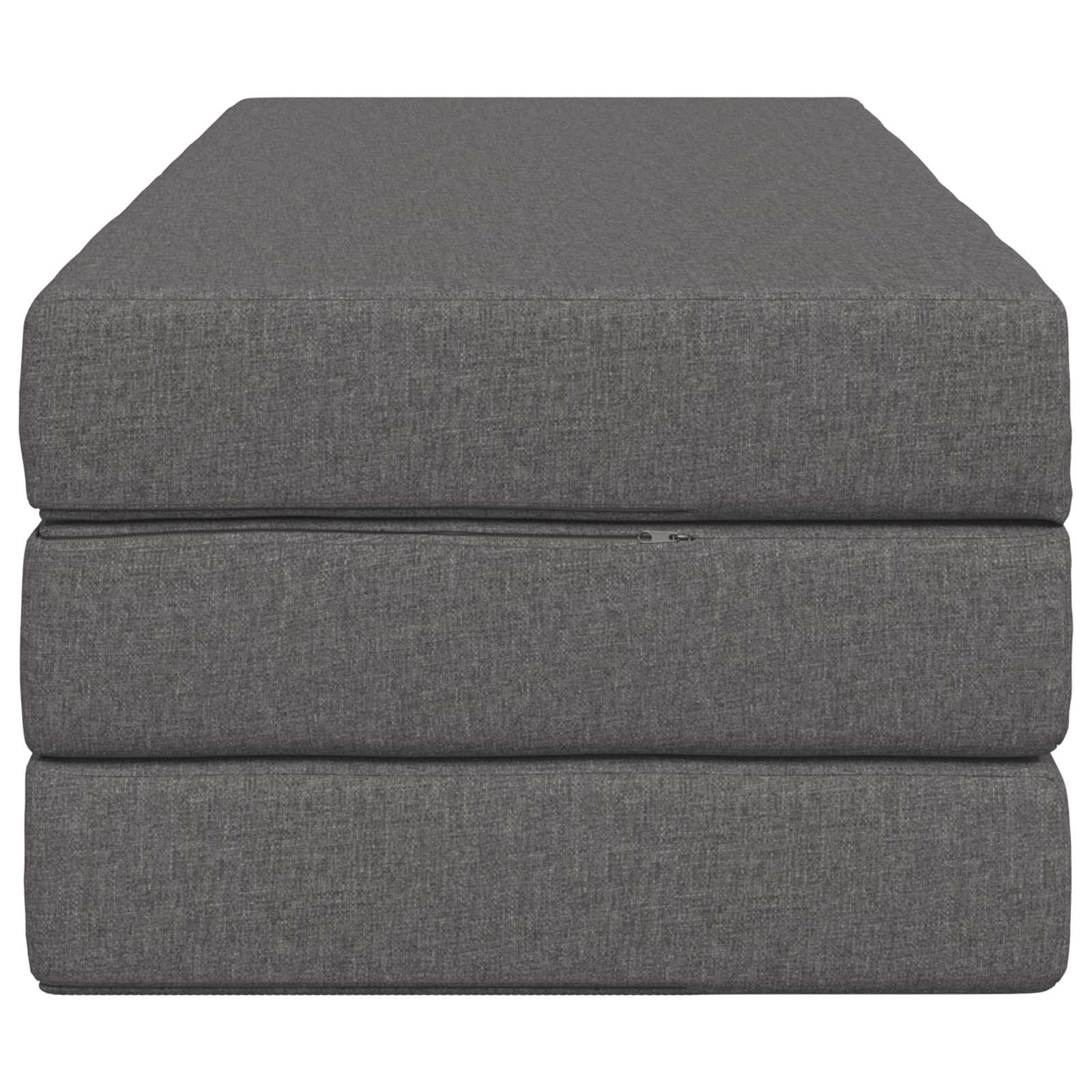 Canapé-lit pliable 160 x 67 x 45 cm Gris clair