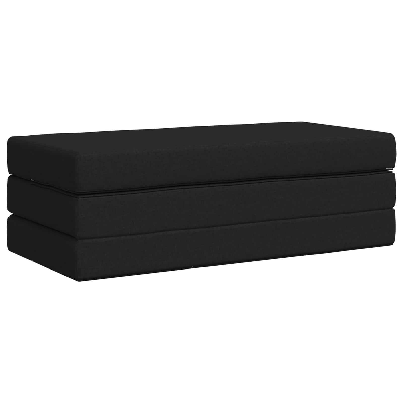 Canapé-lit pliable 160 x 67 x 45 cm Noir