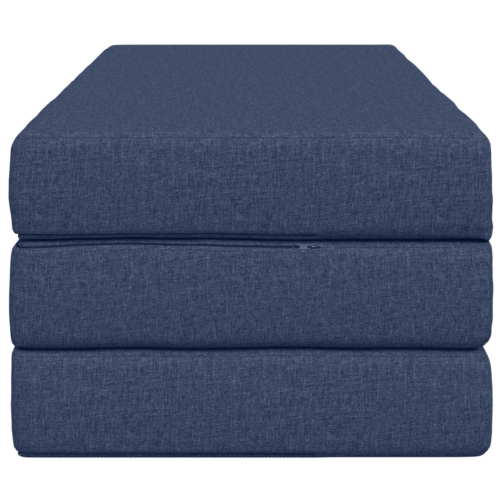 Canapé-lit pliable 160 x 67 x 45 cm Bleu