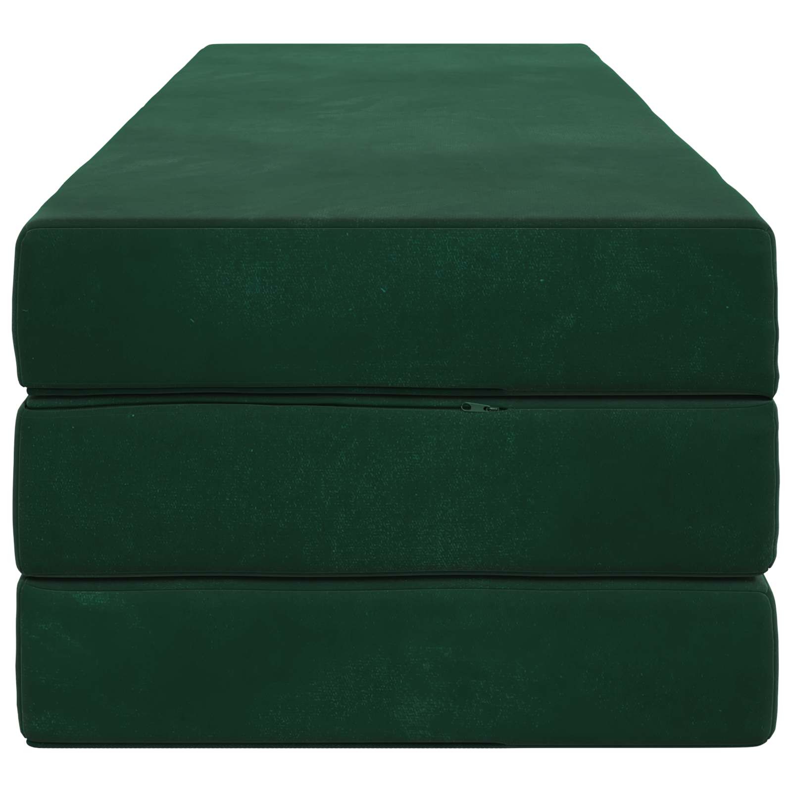 Canapé-lit pliable 180 x 67 x 45 cm Vert foncé
