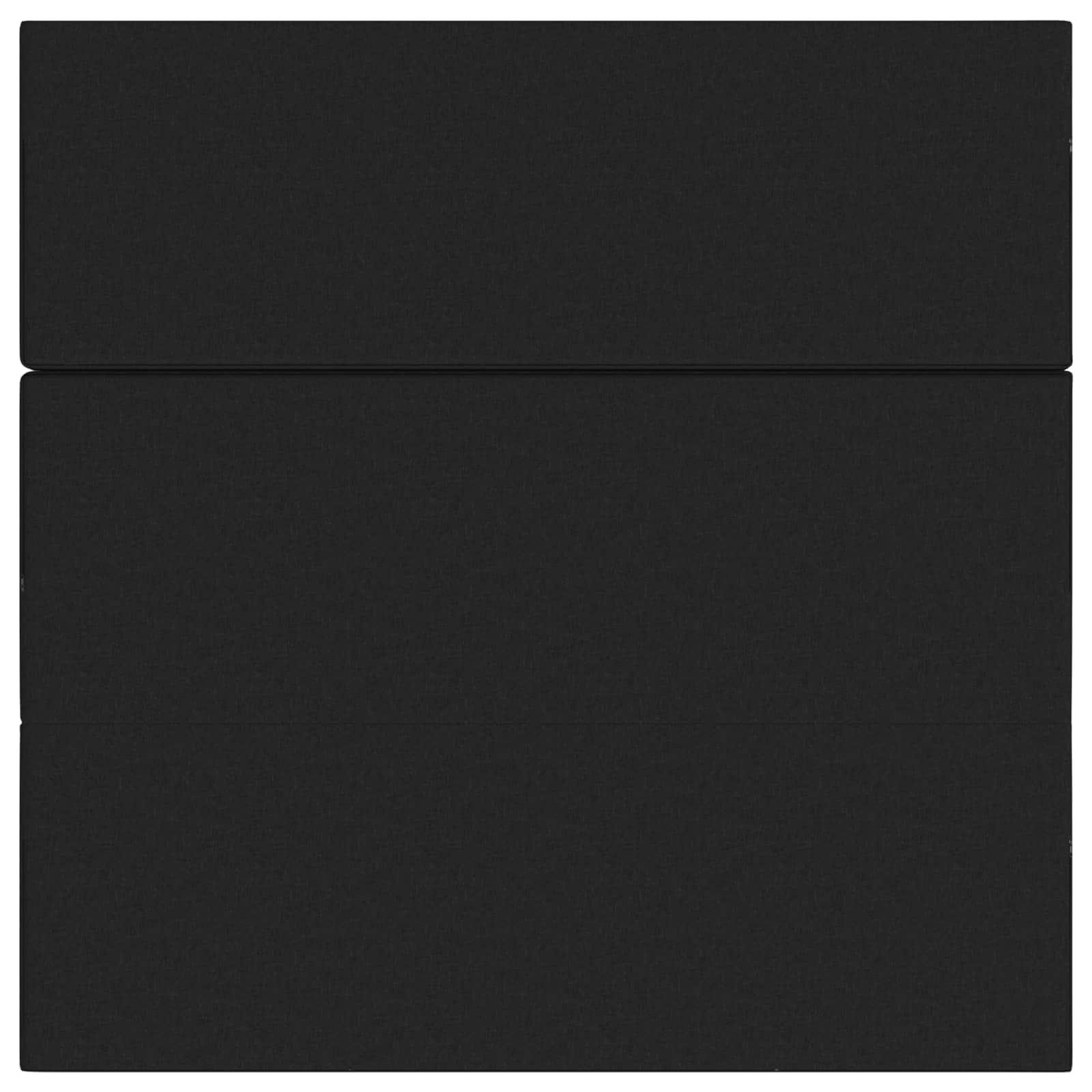 Canapé-lit pliable 200 x 67 x 45 cm Noir