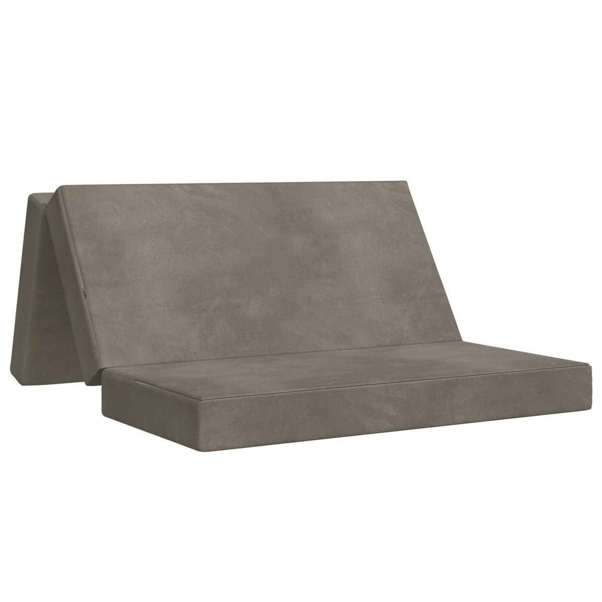 Canapé-lit pliable 200 x 67 x 45cm Gris clair