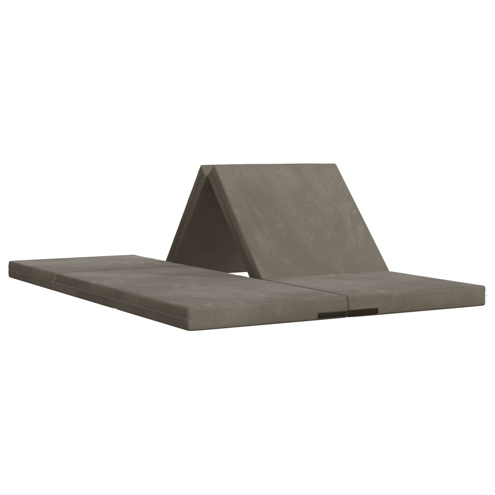 Canapé-lit pliable 140 x 67 x 45 cm Gris clair - XIOS