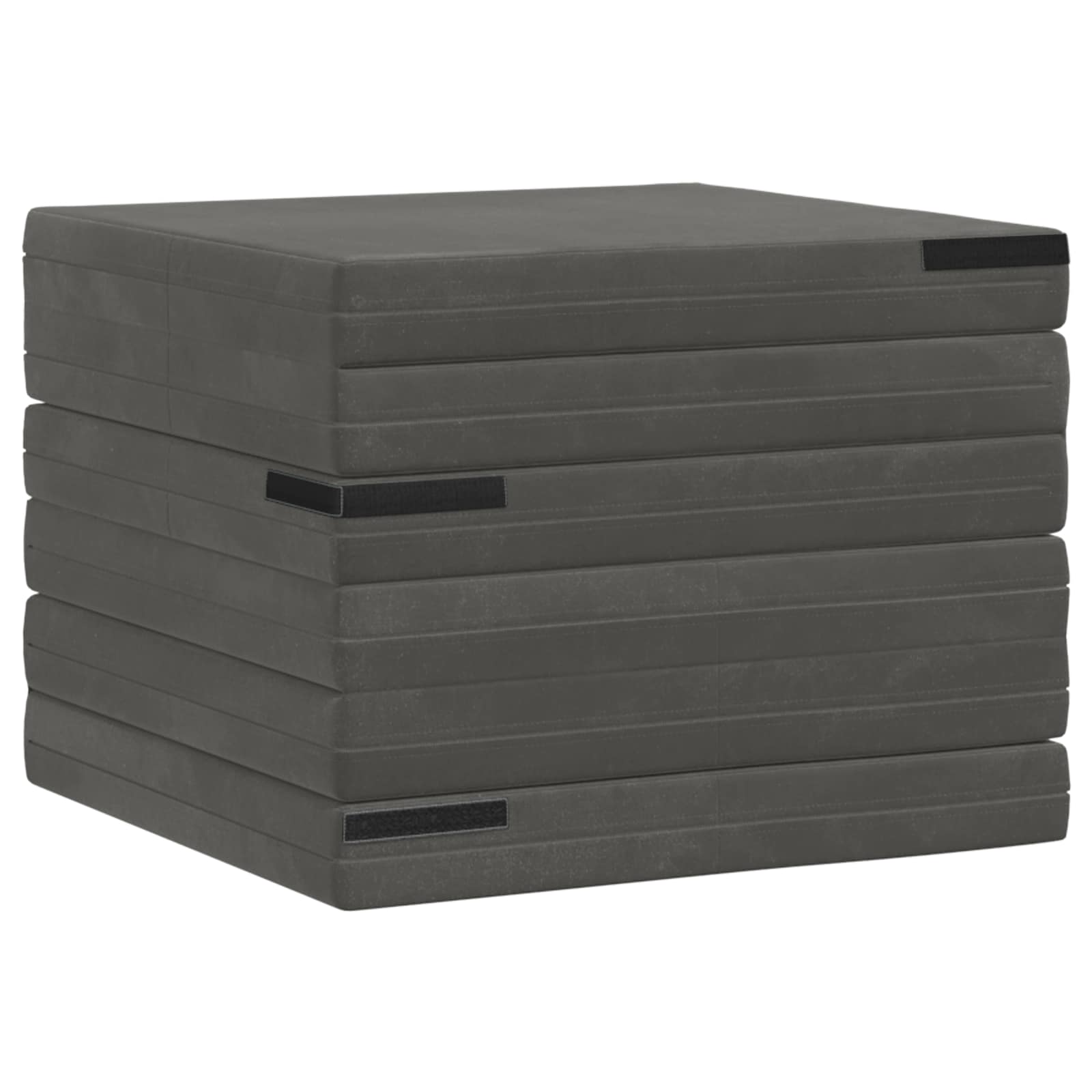 Canapé-lit pliable 140 x 67 x 45 cm Gris foncé - XIOS