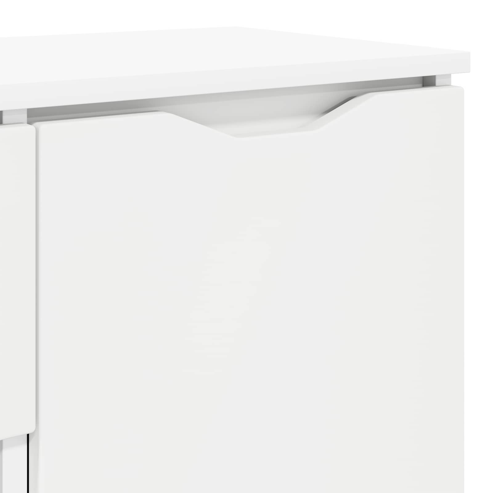 Buffet Blanc 100 x 30 x 65,6 Bois d'ingénierie