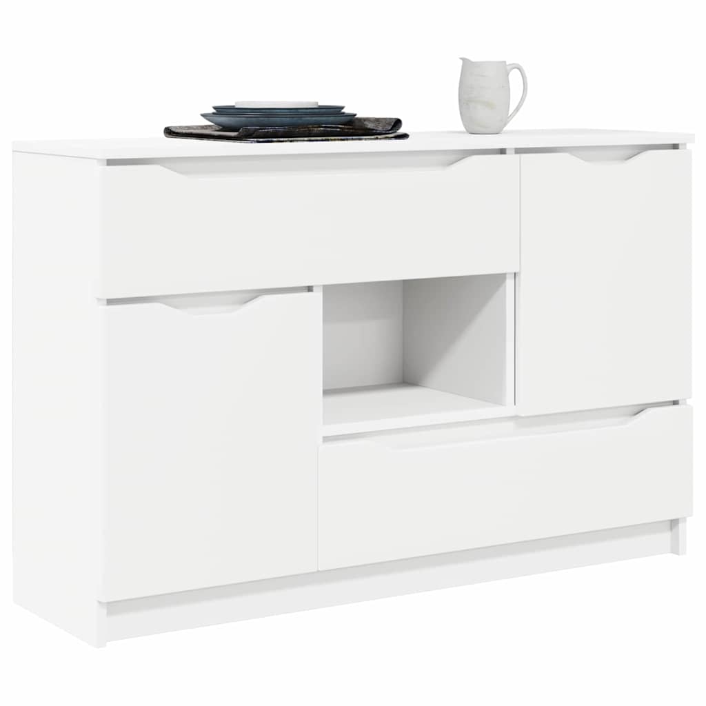 Buffet avec tiroir Blanc 100 x 30 x 65,6 Bois d'ingénierie - XIOS