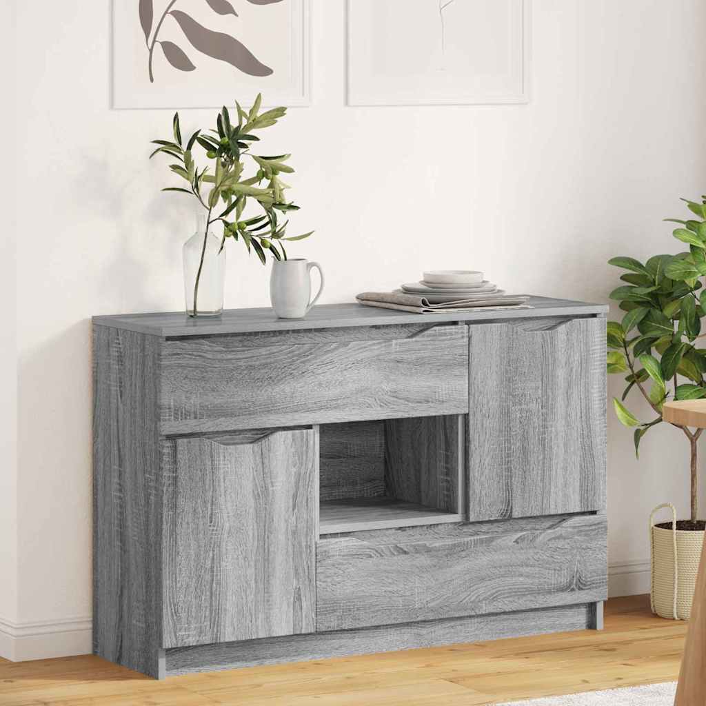 Buffet Gris Sonoma 100 x 30 x 65,6 Bois d'ingénierie - XIOS