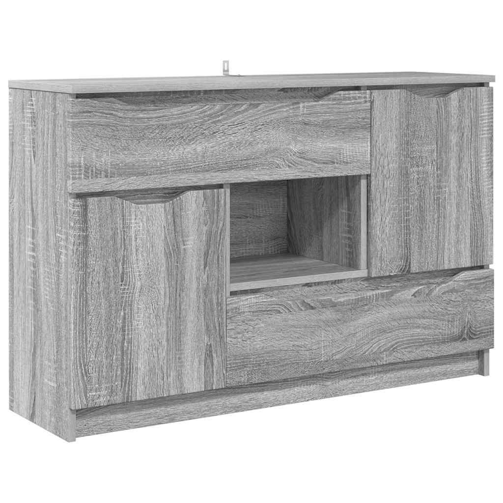 Buffet Gris Sonoma 100 x 30 x 65,6 Bois d'ingénierie - XIOS