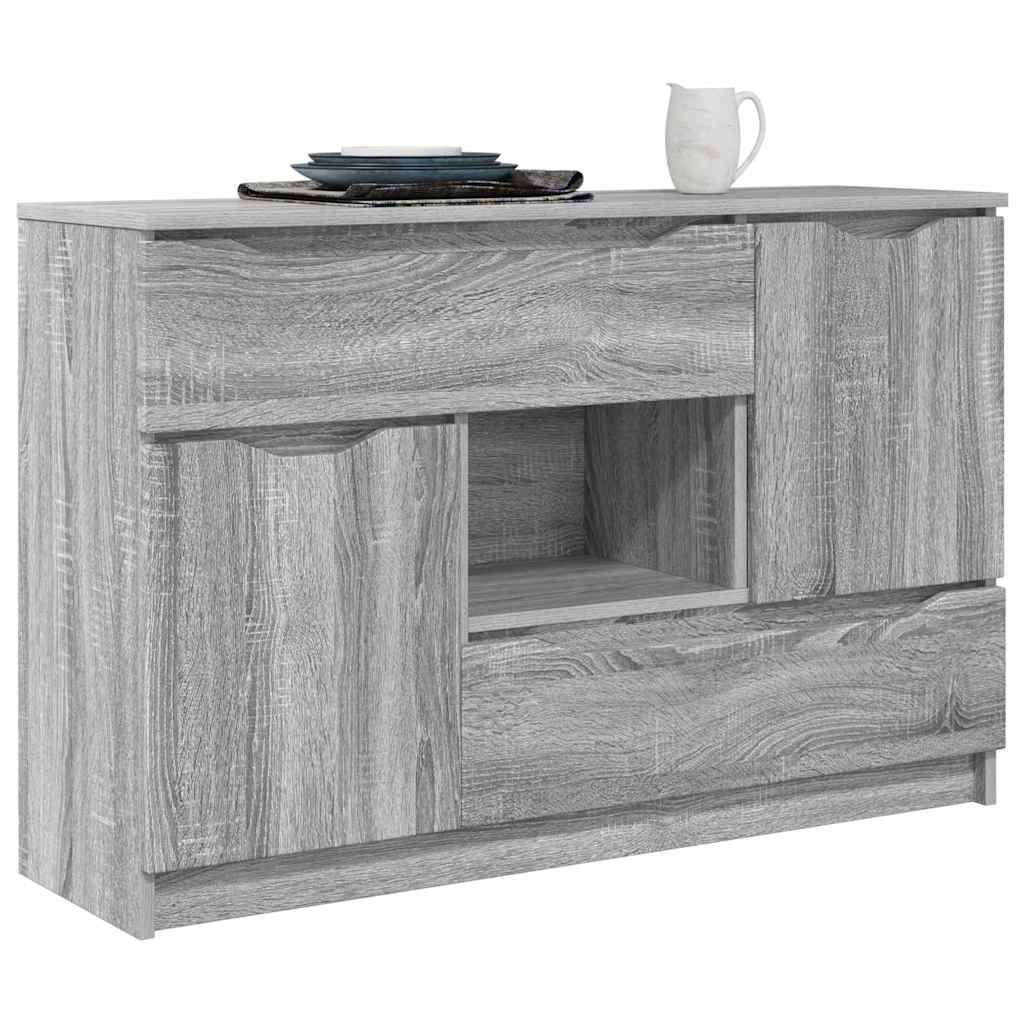 Buffet Gris Sonoma 100 x 30 x 65,6 Bois d'ingénierie - XIOS