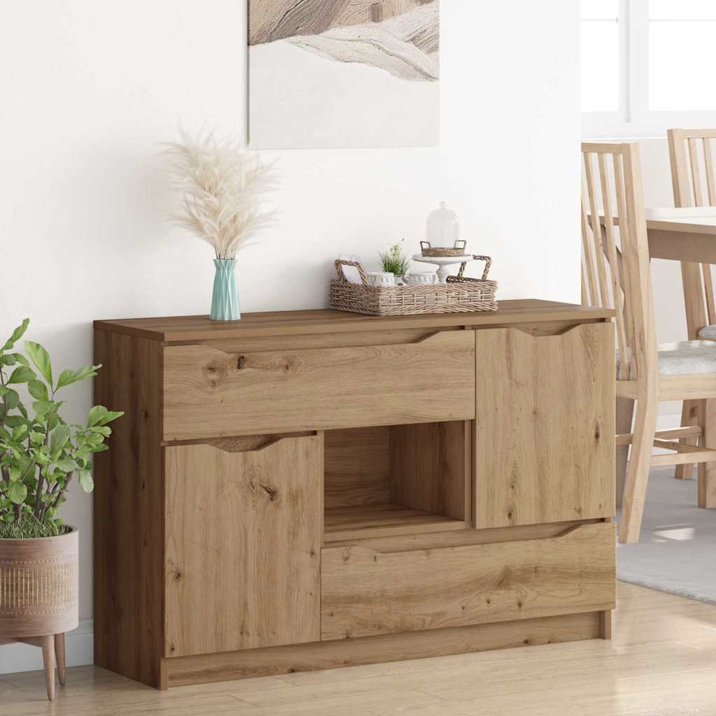 Buffet Chêne artisanal 100 x 30 x 65,6 Bois d'ingénierie