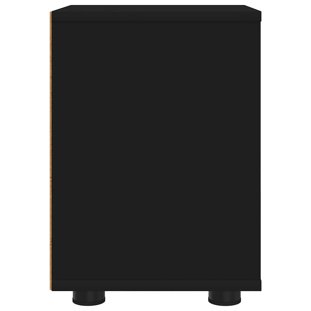 Tables de chevet 2 pcs Noir 30,5 x 30 x 43 cm Bois d'ingénierie - XIOS