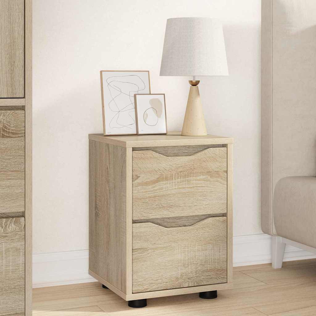 Tables de chevet 2 pcs Chêne Sonoma 30,5 x 30 x 43 cm - XIOS