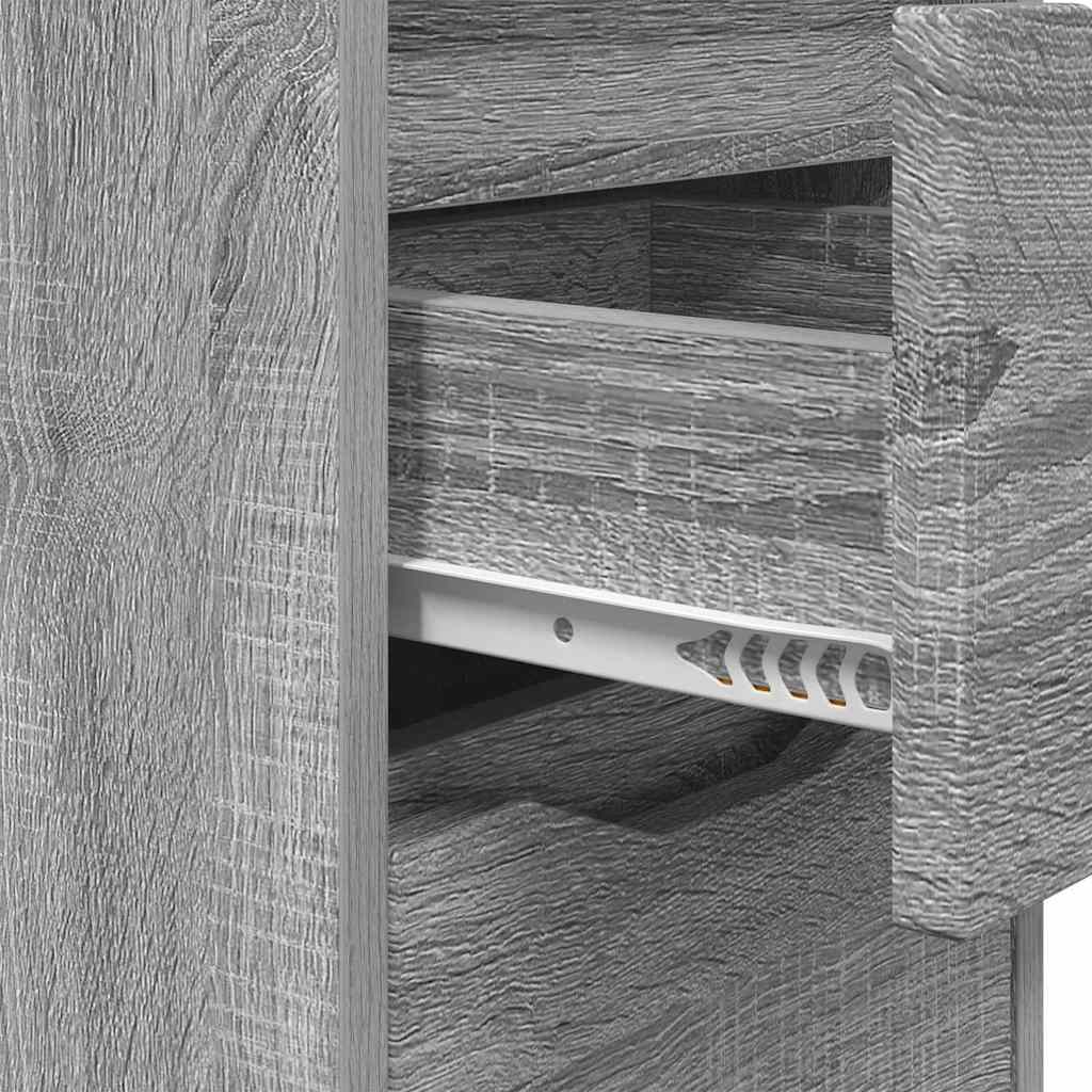 Tables de chevet 2 pcs Gris Sonoma 30,5 x 30 x 43 cm - XIOS
