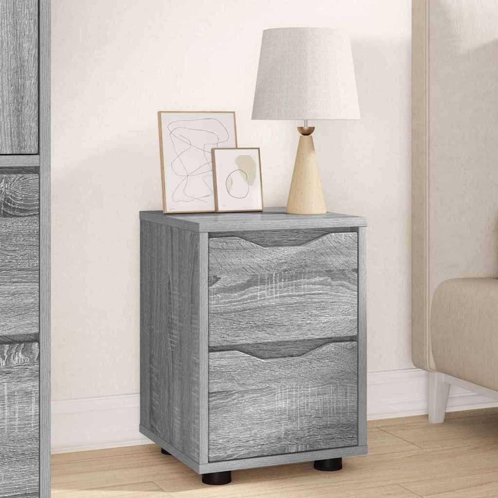 Tables de chevet 2 pcs Gris Sonoma 30,5 x 30 x 43 cm - XIOS