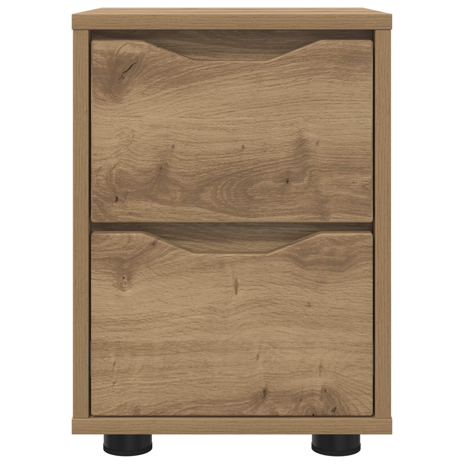 Table de chevet Chêne artisanal 30,5 x 30 x 43 cm - XIOS
