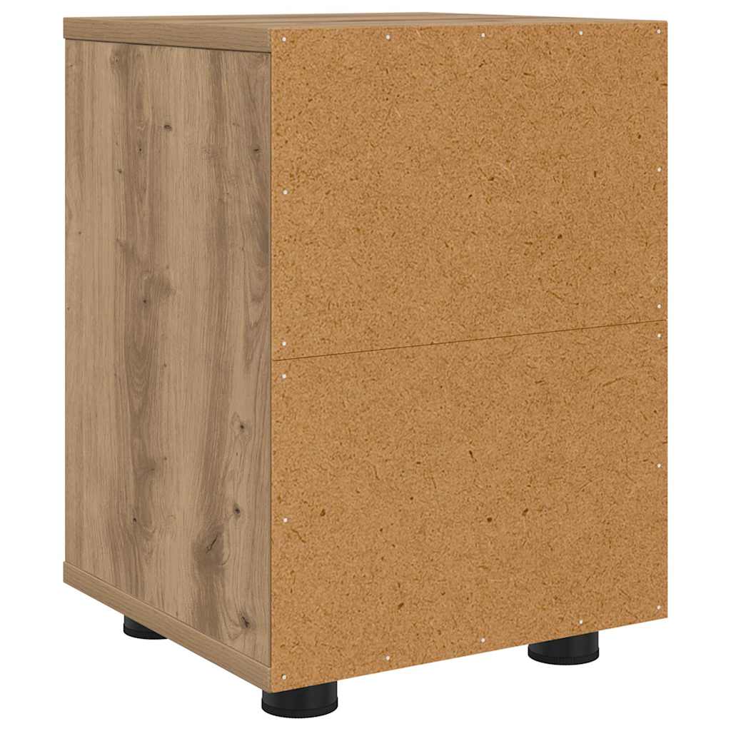 Tables de chevet 2 pcs Chêne artisanal 30,5 x 30 x 43 cm - XIOS
