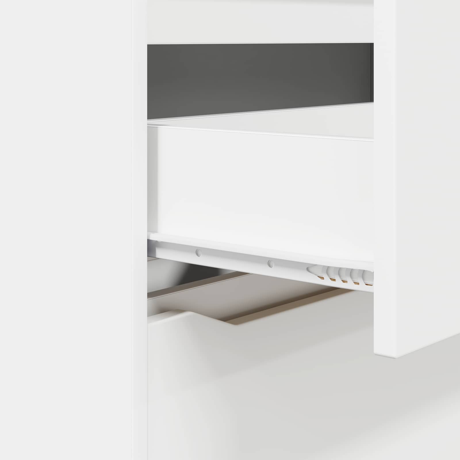 Armoire de rangement 80 x 48 x 57 cm Bois d'ingénierie Blanc - XIOS