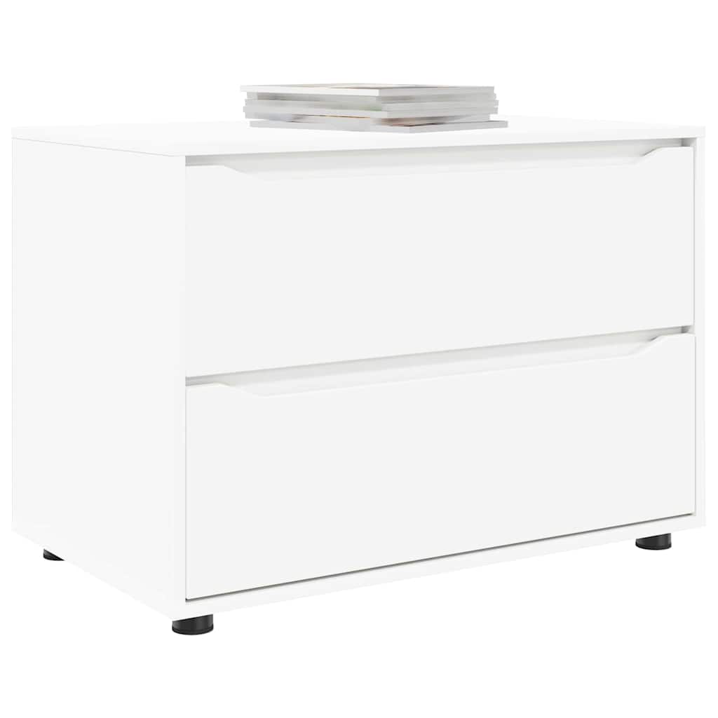Armoire de rangement Blanc 80 x 48 x 57 cm Bois d'ingénierie - XIOS