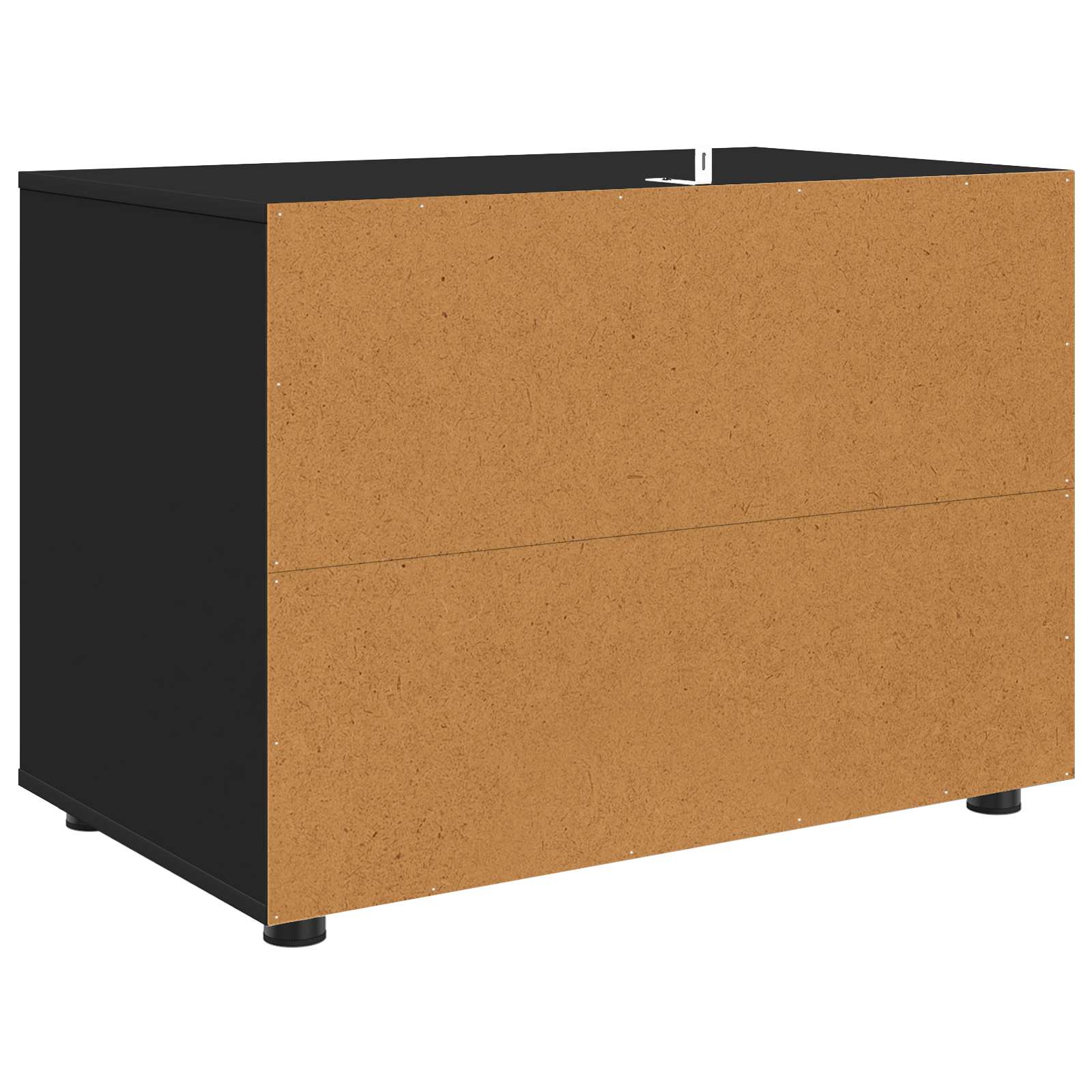Armoire de rangement 80 x 48 x 57 cm Bois d'ingénierie Noir - XIOS