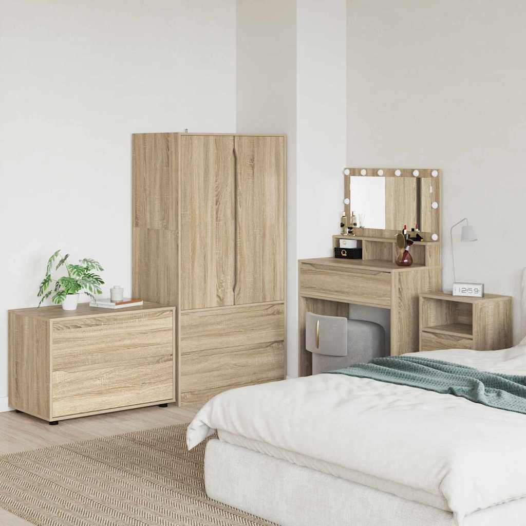 Armoire de rangement Chêne Sonoma 80 x 48 x 57 cm - XIOS
