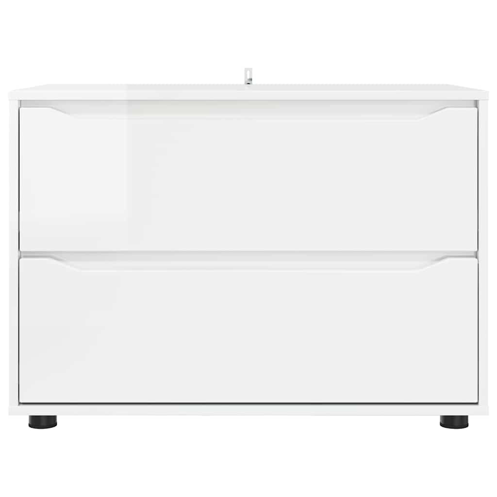 Armoire de rangement Blanc brillant 80 x 48 x 57 cm - XIOS