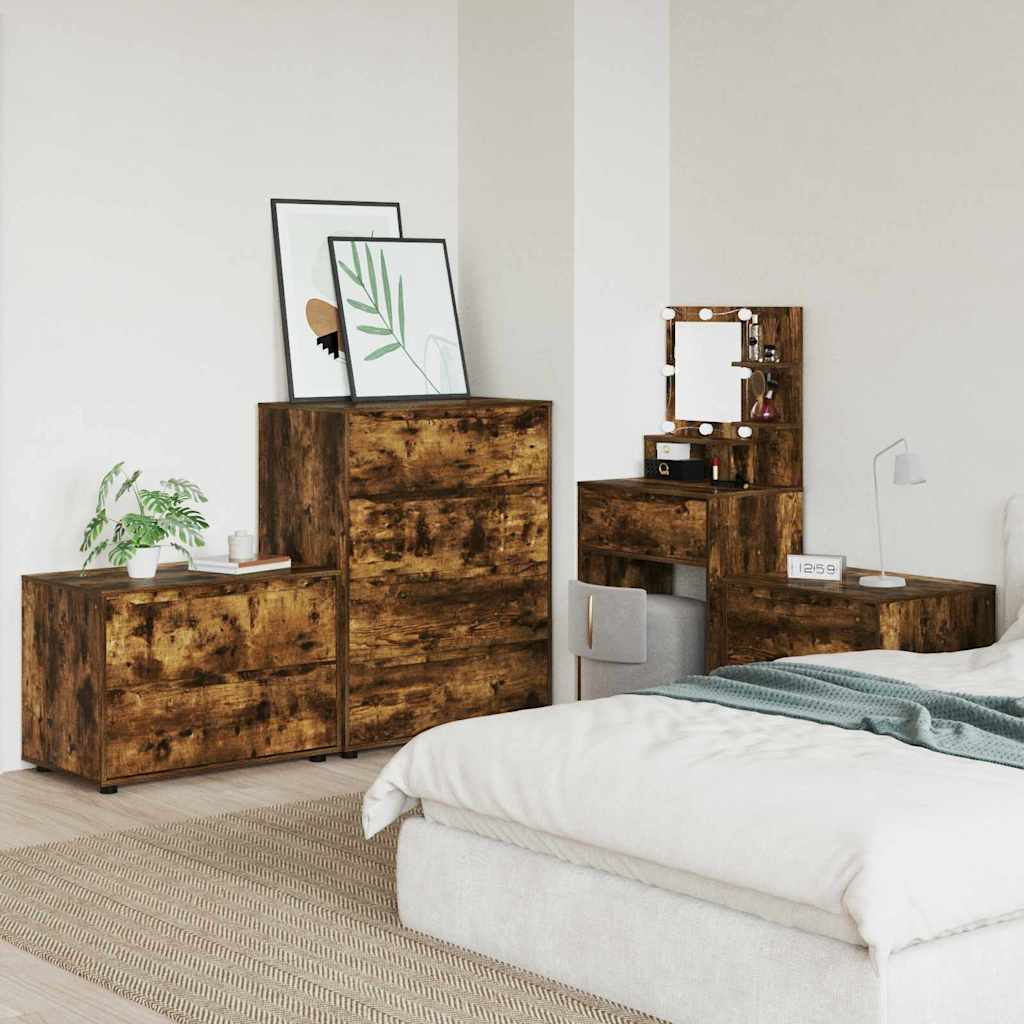 Armoire de rangement Chêne fumé 80 x 48 x 57 cm - XIOS