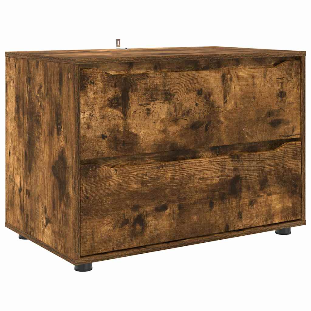 Armoire de rangement Chêne fumé 80 x 48 x 57 cm - XIOS