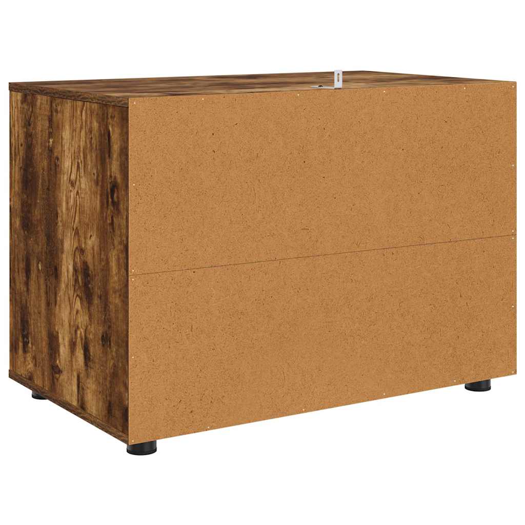 Armoire de rangement Chêne fumé 80 x 48 x 57 cm - XIOS