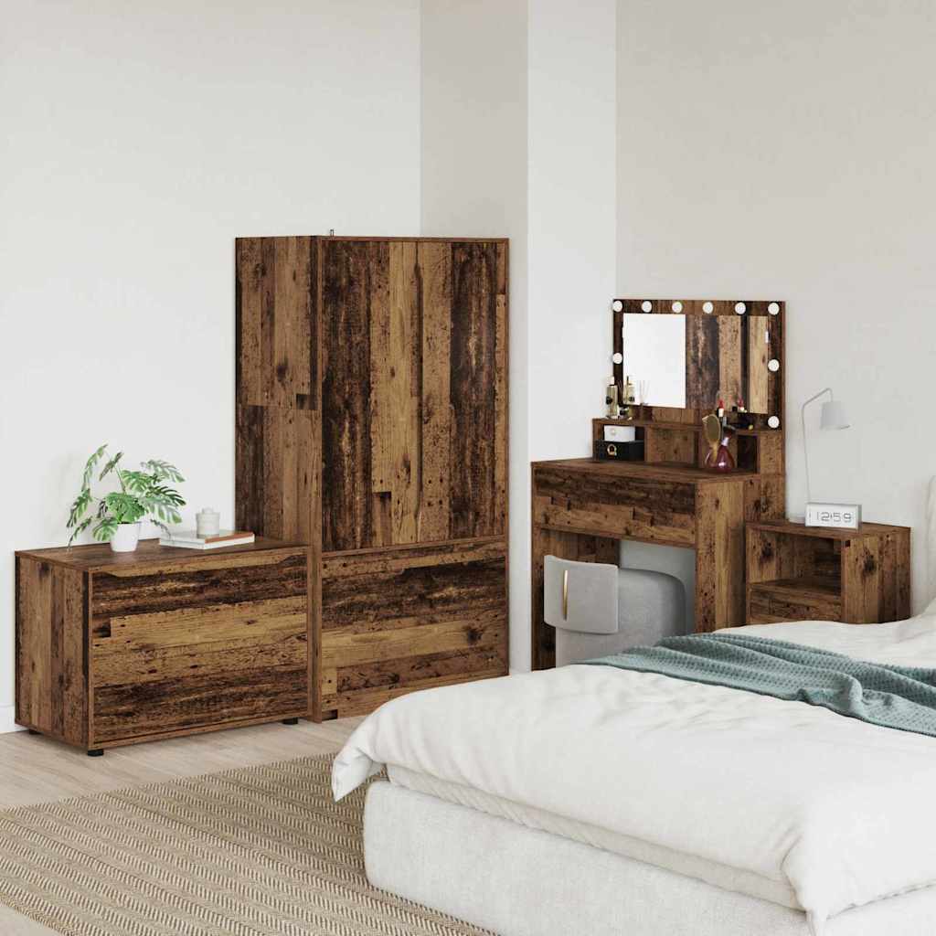 Armoire de rangement Bois Ancien 80 x 48 x 57 cm - XIOS