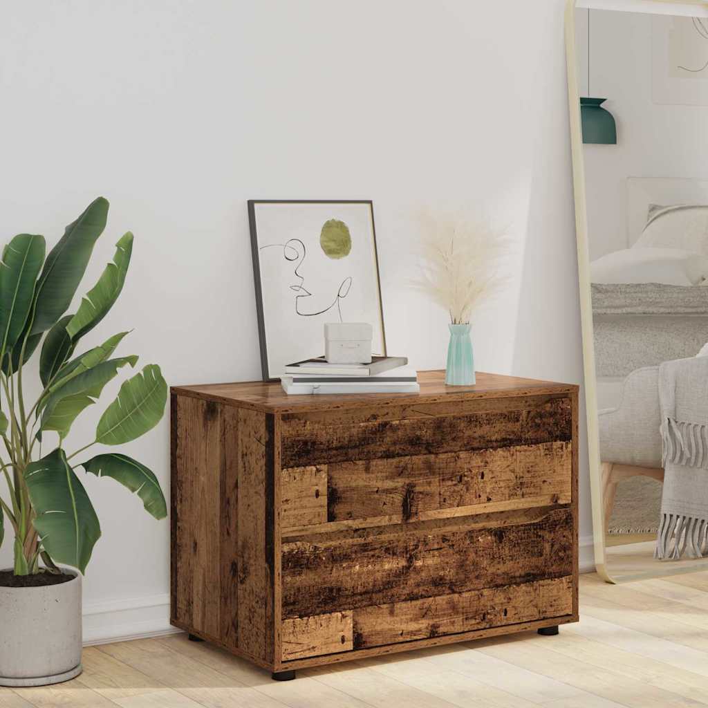 Armoire de rangement Bois Ancien 80 x 48 x 57 cm - XIOS