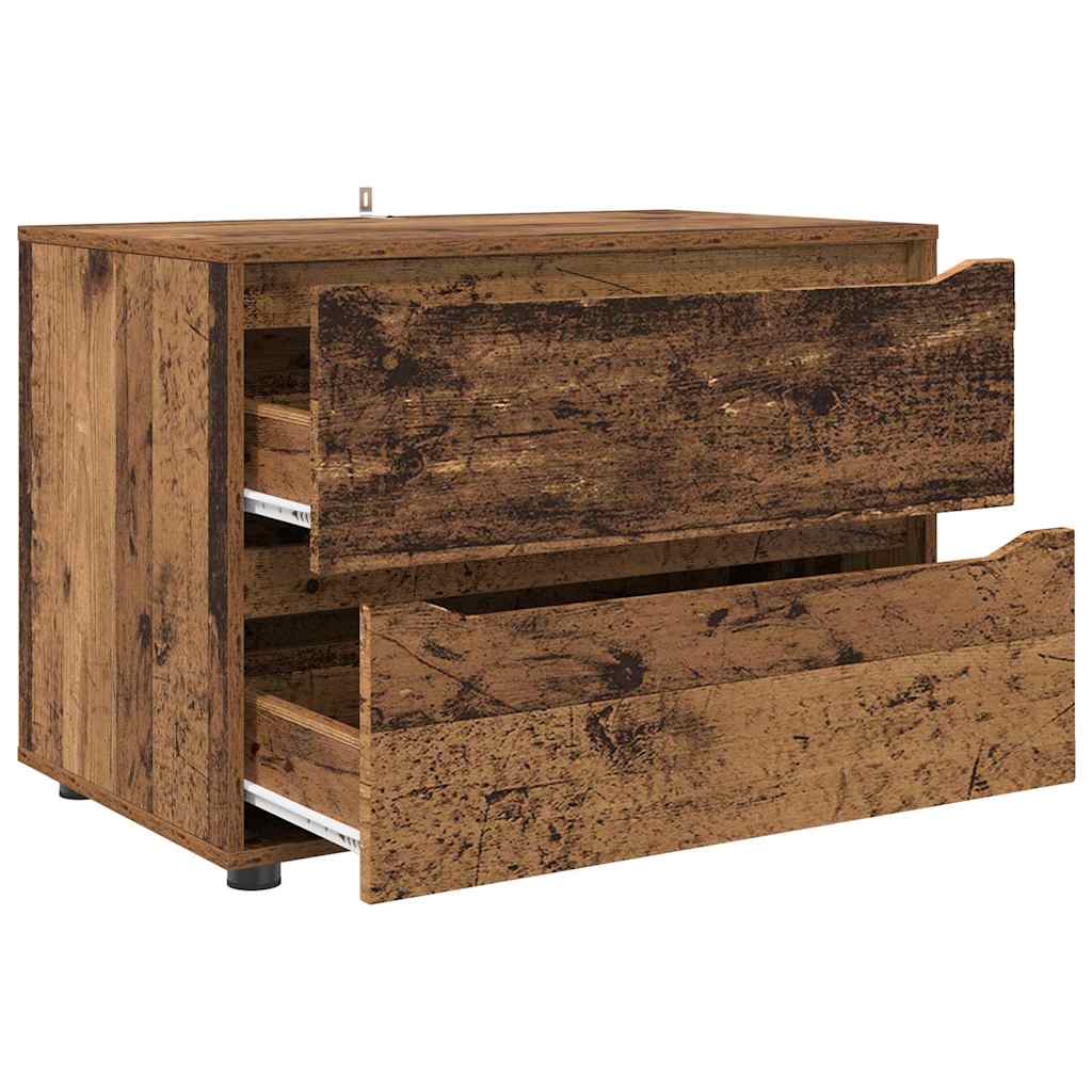 Armoire de rangement Bois Ancien 80 x 48 x 57 cm - XIOS